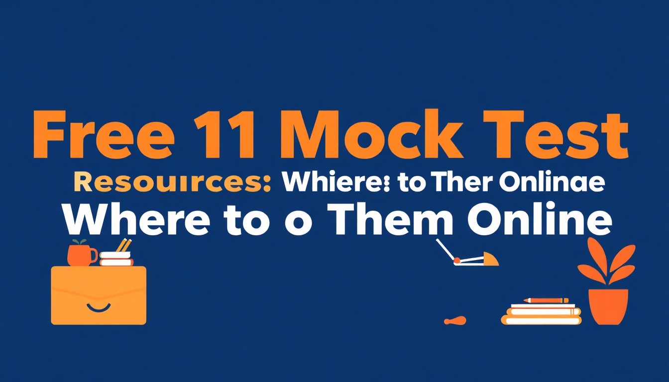 Free 11 Plus Mock Test Resources: Where to Find Them Online