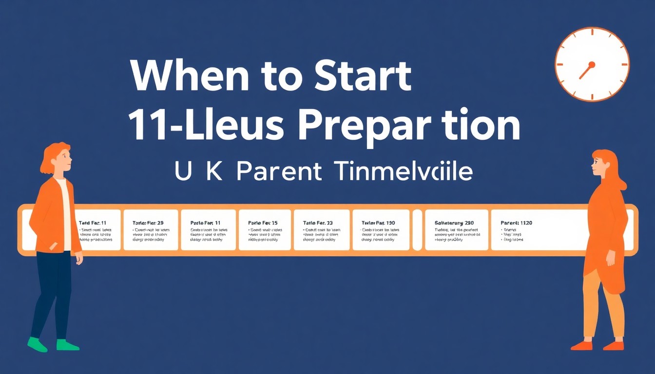 When to Start 11 Plus Preparation: A UK Parent Timeline
